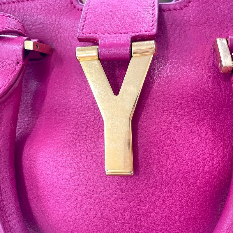 サンローラン SAINT LAURENT プチカバス 311210 ピンク レザー レディース ショルダーバッグ