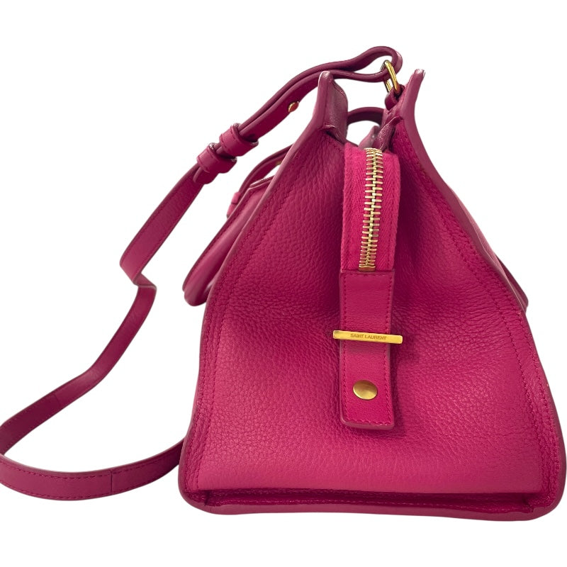 サンローラン SAINT LAURENT プチカバス 311210 ピンク レザー レディース ショルダーバッグ