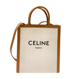 セリーヌ CELINE スモール バーティカルカバ 192082 ナチュラル×タン レディース トートバッグ ショルダーバッグ