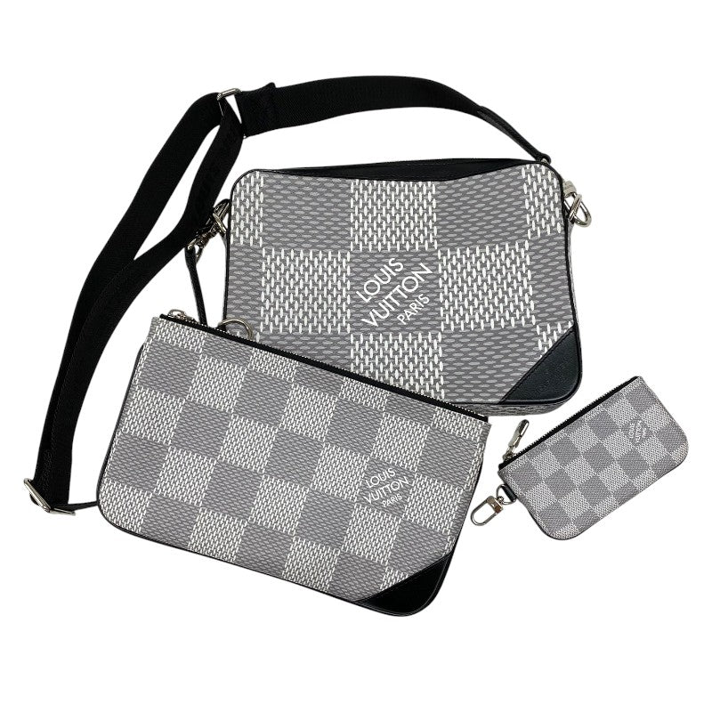 ルイ・ヴィトン LOUIS VUITTON トリオ・メッセンジャー N50027 ダミエ・グラフィット3D メンズ ショルダーバッグ