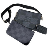 ルイ・ヴィトン LOUIS VUITTON トリオ・メッセンジャー N50017 ダミエ・グラフィット3D メンズ ショルダーバッグ