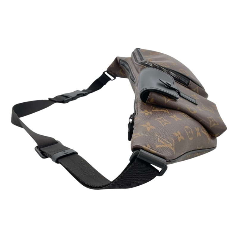 ルイ・ヴィトン LOUIS VUITTON クリストファー バムバッグ M45337 ブラウン モノグラムマカサー・キャンバス メンズ ウエストバッグ