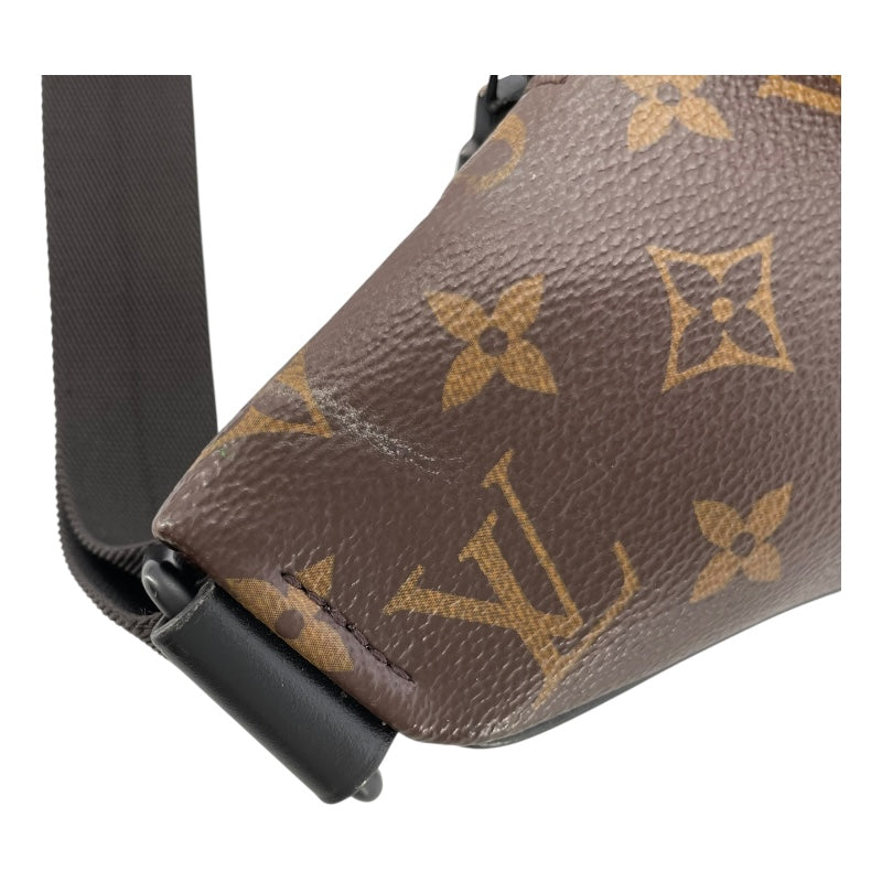 ルイ・ヴィトン LOUIS VUITTON クリストファー バムバッグ M45337 ブラウン モノグラムマカサー・キャンバス メンズ ウエストバッグ