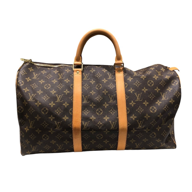 ルイ・ヴィトン LOUIS VUITTON キーポル50 M41426 ブラウン PVC レディース ボストンバッグ