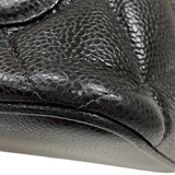 シャネル CHANEL 復刻トート A01804 6番台 ブラック シルバー金具 キャビアスキン レディース ハンドバッグ