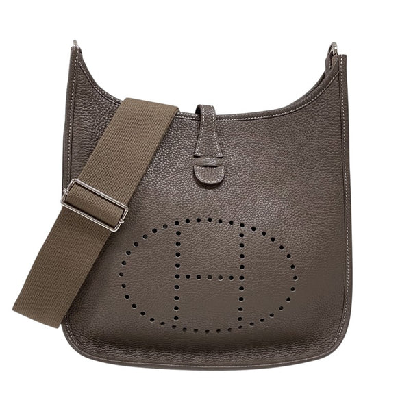 エルメス HERMES エヴリン3 PM □P刻 エトゥープ シルバー金具 トリヨンクレマンス レディース ショルダーバッグ