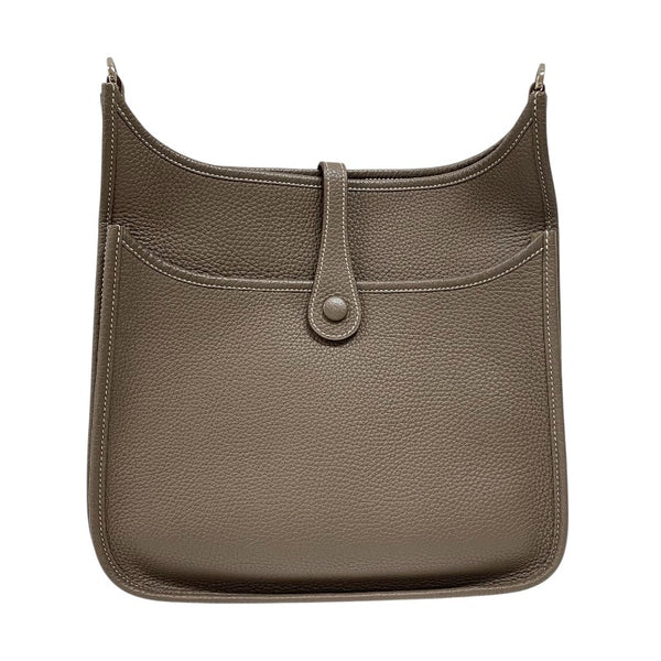 エルメス HERMES エヴリン3 PM □P刻 エトゥープ シルバー金具 トリヨンクレマンス レディース ショルダーバッグ