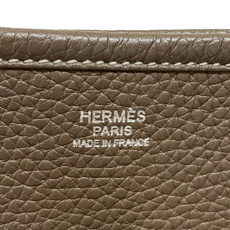 エルメス HERMES エヴリン3 PM □P刻 エトゥープ シルバー金具 トリヨンクレマンス レディース ショルダーバッグ