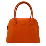 エルメス HERMES ボリード27 □D刻 オレンジ SV金具 スイフト レディース ショルダーバッグ