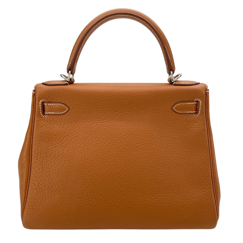 エルメス HERMES ケリー28 □K刻 ゴールド SV金具 トリヨン レディース ショルダーバッグ