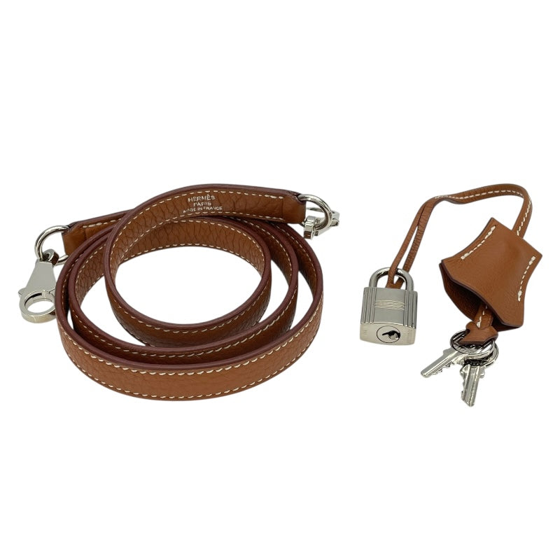 エルメス HERMES ケリー28 □K刻 ゴールド SV金具 トリヨン レディース ショルダーバッグ