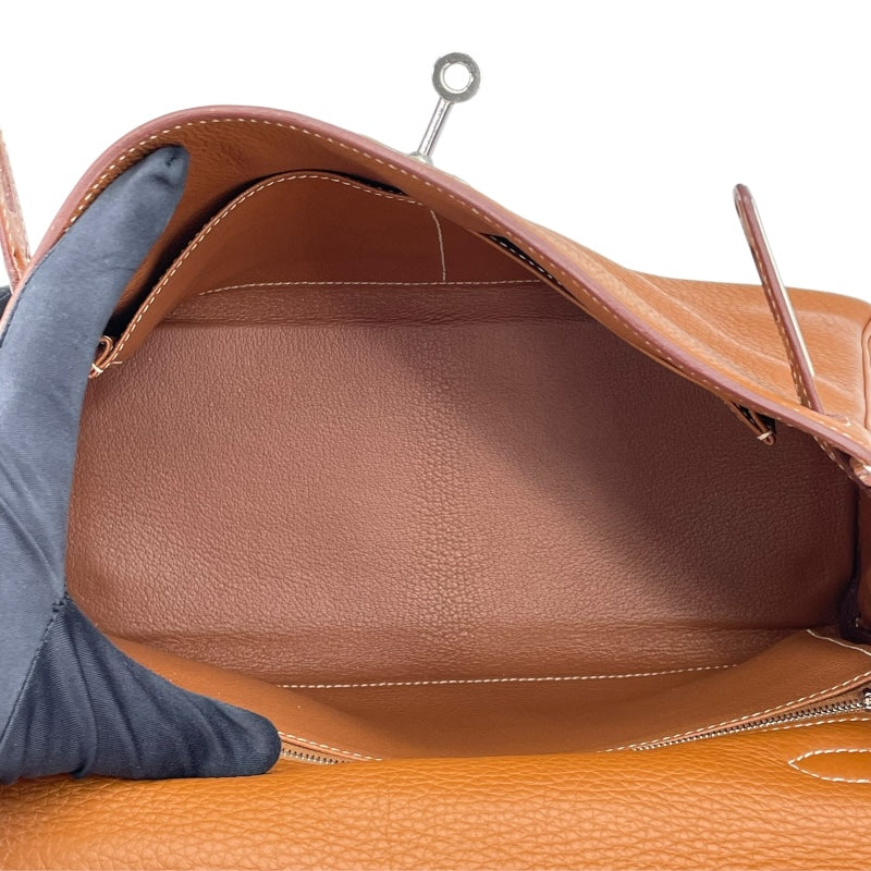 エルメス HERMES ケリー28 □K刻 ゴールド SV金具 トリヨン レディース ショルダーバッグ