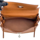 エルメス HERMES ケリー28 □K刻 ゴールド SV金具 トリヨン レディース ショルダーバッグ