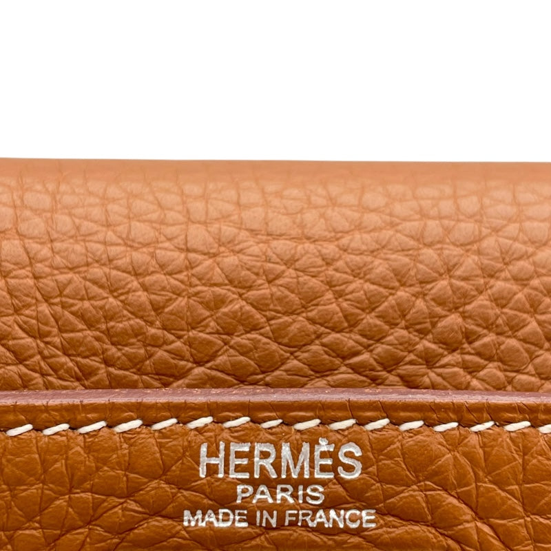 エルメス HERMES ケリー28 □K刻 ゴールド SV金具 トリヨン レディース ショルダーバッグ