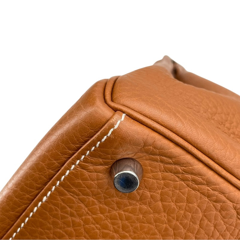 エルメス HERMES ケリー28 □K刻 ゴールド SV金具 トリヨン レディース ショルダーバッグ