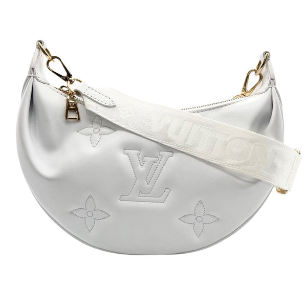 ルイ・ヴィトン LOUIS VUITTON オーバー ザ ムーン M59959 スノー バブルグラムレザー レディース ショルダーバッグ