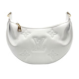 ルイ・ヴィトン LOUIS VUITTON オーバー ザ ムーン M59959 スノー バブルグラムレザー レディース ショルダーバッグ