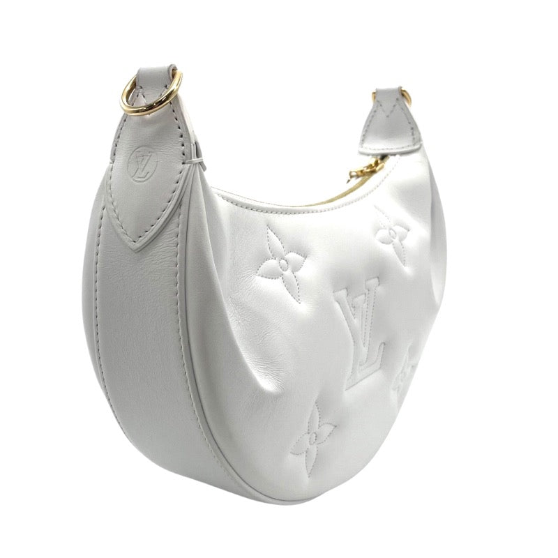 ルイ・ヴィトン LOUIS VUITTON オーバー ザ ムーン M59959 スノー バブルグラムレザー レディース ショルダーバッグ