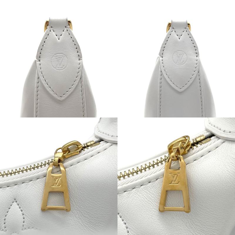 ルイ・ヴィトン LOUIS VUITTON オーバー ザ ムーン M59959 スノー バブルグラムレザー レディース ショルダーバッグ