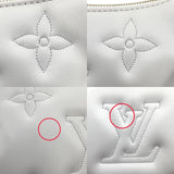 ルイ・ヴィトン LOUIS VUITTON オーバー ザ ムーン M59959 スノー バブルグラムレザー レディース ショルダーバッグ