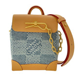 ルイ・ヴィトン LOUIS VUITTON ナノ・スティーマー N40751 ブルー ダミエ・デニム レディース ショルダーバッグ