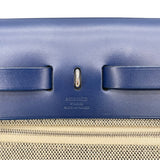 エルメス HERMES エールバッグジップPM ルトゥルネ Z刻 ブルー SV金具 トワル レディース ハンドバッグ