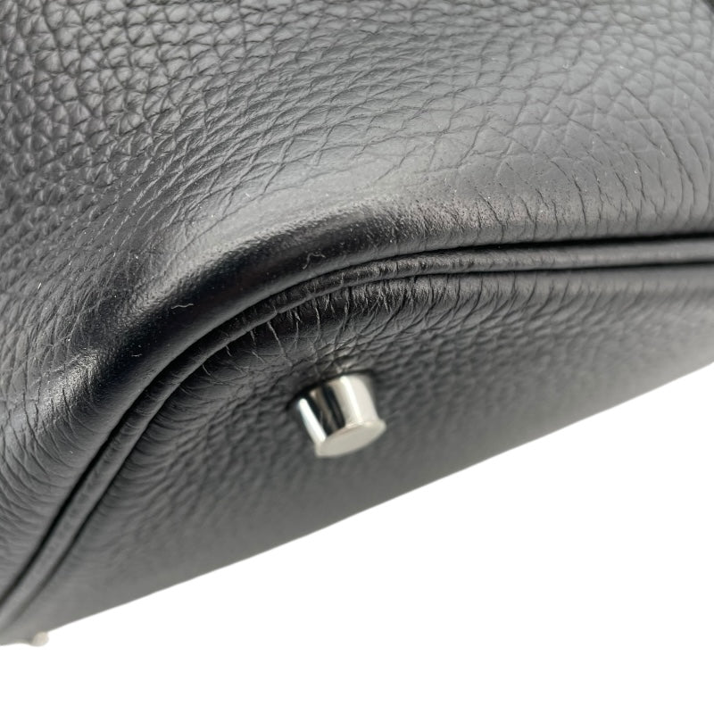 エルメス HERMES ピコタンロックMM B刻 ブラック SV金具 トリヨン レディース ハンドバッグ