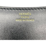 エルメス HERMES コンスタンス3 ミニ ミロワール K刻 ブラック GD金具 ボックスカーフ レディース ショルダーバッグ