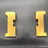 エルメス HERMES コンスタンス3 ミニ ミロワール K刻 ブラック GD金具 ボックスカーフ レディース ショルダーバッグ