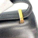 エルメス HERMES コンスタンス3 ミニ ミロワール K刻 ブラック GD金具 ボックスカーフ レディース ショルダーバッグ