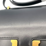 エルメス HERMES コンスタンス3 ミニ ミロワール K刻 ブラック GD金具 ボックスカーフ レディース ショルダーバッグ