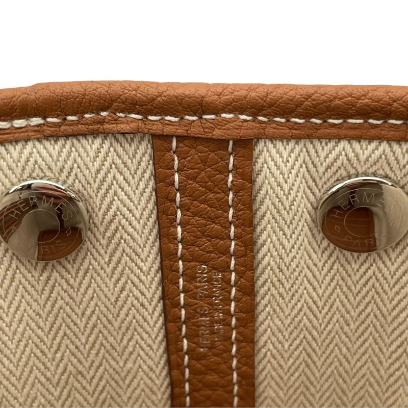 エルメス HERMES ネオガーデンパーティ23 K刻 ゴールド SV金具 ネゴンダ レディース ハンドバッグ