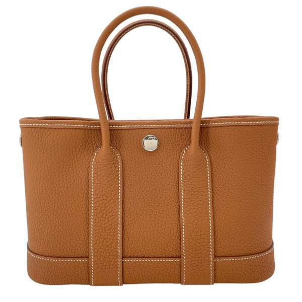 エルメス HERMES ネオガーデンパーティ23 K刻 ゴールド SV金具 ネゴンダ レディース ハンドバッグ