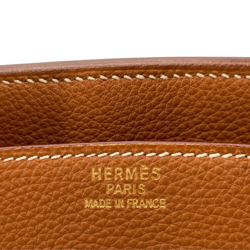 エルメス HERMES バーキン30 □E刻 ゴールド GD金具 トゴ レディース ハンドバッグ