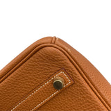 エルメス HERMES バーキン30 □E刻 ゴールド GD金具 トゴ レディース ハンドバッグ