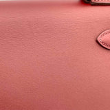 エルメス HERMES ケリーレター28 外縫い D刻 ルージュアッシュ・ヴァーミリオン SV金具 ソンブレロ・シェーブル・エプソン レディース ショルダーバッグ