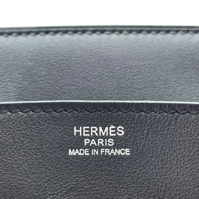 エルメス HERMES バーキン30 □K刻 ブラックxマッシュルーム SV金具 スイフト レディース ハンドバッグ