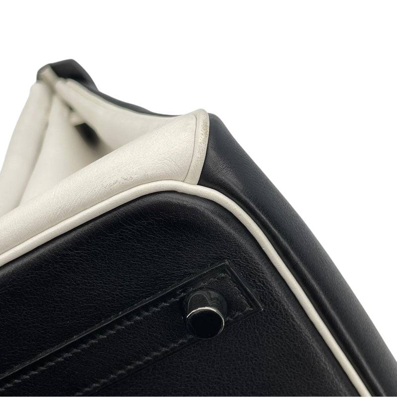 エルメス HERMES バーキン30 □K刻 ブラックxマッシュルーム SV金具 スイフト レディース ハンドバッグ