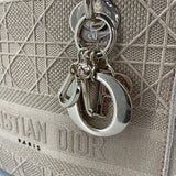 クリスチャン・ディオール Christian Dior レディディライト ミディアム ベージュ　GD金具 キャンバス レディース ショルダーバッグ