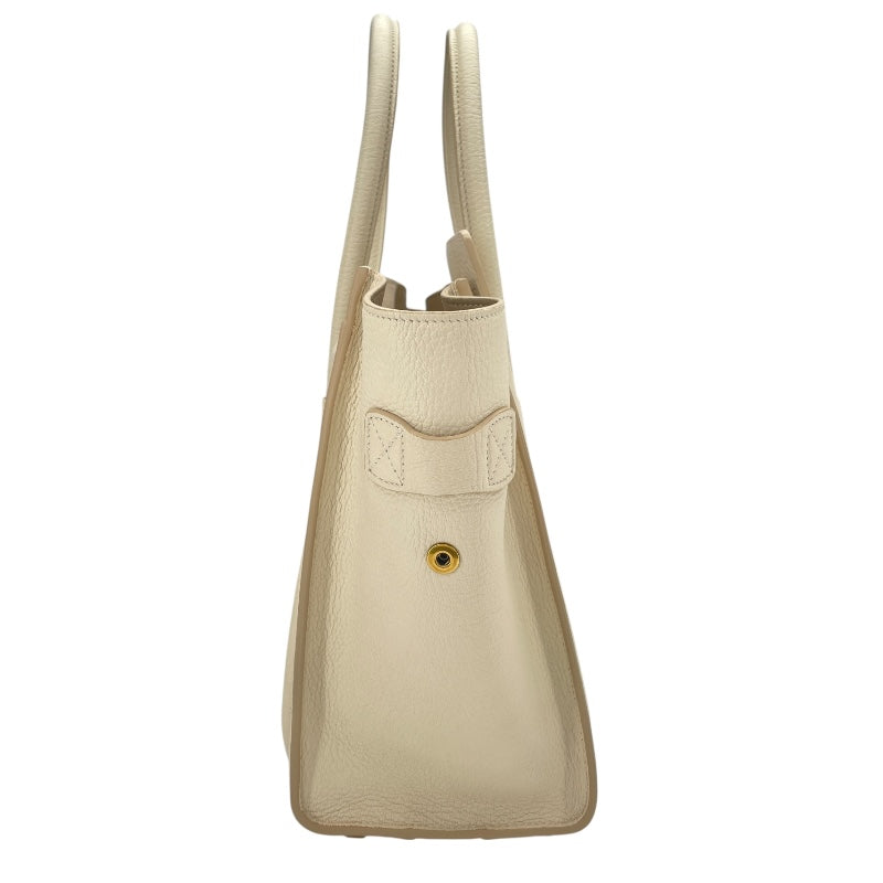 セリーヌ CELINE ラゲージ マイクロショッパー　 189793DRU アイボリー ドラムドカーフ レディース ハンドバッグ
