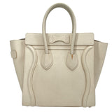 セリーヌ CELINE ラゲージ マイクロショッパー　 189793DRU アイボリー ドラムドカーフ レディース ハンドバッグ
