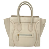 セリーヌ CELINE ラゲージ マイクロショッパー　 189793DRU アイボリー ドラムドカーフ レディース ハンドバッグ