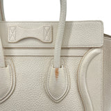 セリーヌ CELINE ラゲージ マイクロショッパー　 189793DRU アイボリー ドラムドカーフ レディース ハンドバッグ