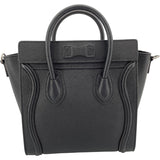 セリーヌ CELINE ラゲージ ナノショッパー 189243 ブラック ドラムドカーフ レディース ショルダーバッグ