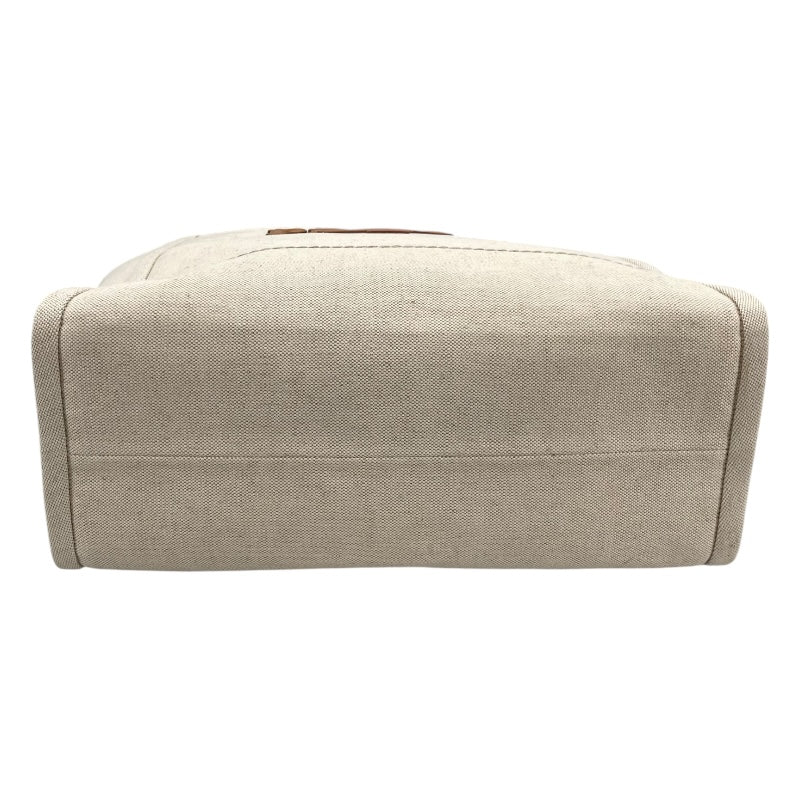 プラダ PRADA カナパ ラージ 2VG131 ベージュ キャンバス レディース