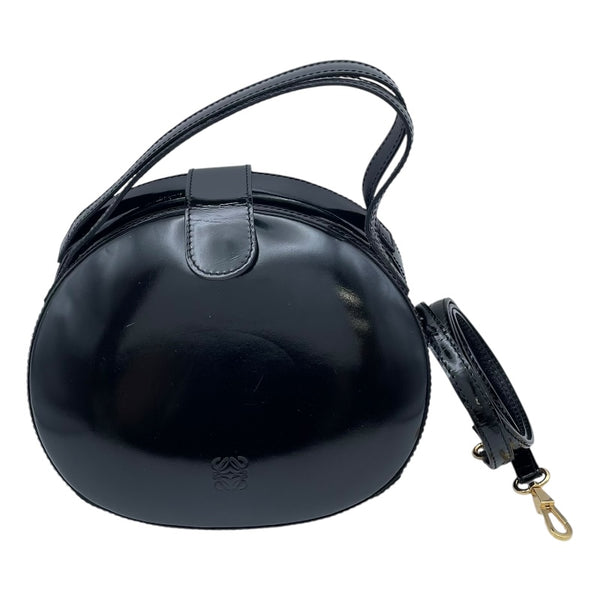 ロエベ LOEWE 2WAY ショルダー ブラック レザー レディース ショルダーバッグ