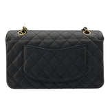 シャネル CHANEL マトラッセ25 A01112 15番台 ブラック GD金具 キャビアスキン レディース ショルダーバッグ