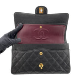 シャネル CHANEL マトラッセ25 A01112 15番台 ブラック GD金具 キャビアスキン レディース ショルダーバッグ