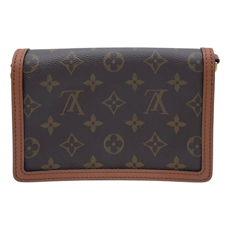 ルイ・ヴィトン LOUIS VUITTON ポルトフォイユ・ドーフィーヌ M68746 ブラウン モノグラム・リバースキャンバス レディース ショルダーバッグ