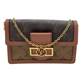 ルイ・ヴィトン LOUIS VUITTON ポルトフォイユ・ドーフィーヌ M68746 ブラウン モノグラム・リバースキャンバス レディース ショルダーバッグ